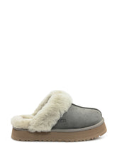 UGG Pantofole W Disquette in Shearling Grigio - COLLEZIONE TEAM EC | $store$