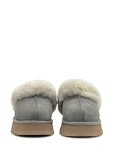 UGG Pantofole W Disquette in Shearling Grigio - COLLEZIONE TEAM EC | $store$