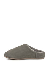 UGG Pantofole in Suede Grigio con Interno in Shearling - COLLEZIONE TEAM EC | $store$