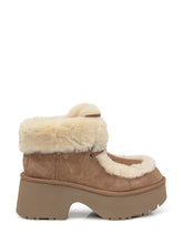 UGG Stivaletti Platform in Suede con Shearling Beige - COLLEZIONE TEAM EC | $store$