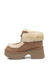 UGG Stivaletti Platform in Suede con Shearling Beige - COLLEZIONE TEAM EC | $store$