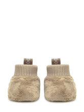 UGG Baby Jesse Fluff Booties Beige - COLLEZIONE TEAM EC | $store$