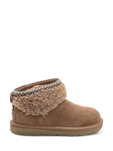UGG Stivaletti Maxicurly in Camoscio Castagna - Bambini | $store$