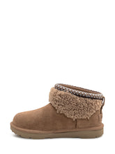 UGG Stivaletti Maxicurly in Camoscio Castagna - Bambini | $store$