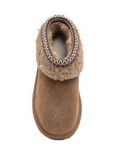 UGG Stivaletti Maxicurly in Camoscio Castagna - Bambini | $store$