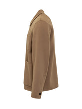 Amaranto Camel Wool Jacket with Pockets - Amaranto | $store$