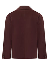Amaranto Giacca Bordeaux in Lana con Tasche - Abbigliamento Uomo | $store$