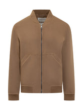 Amaranto Bomber in Lana Cammello con Zip - Abbigliamento Uomo | $store$