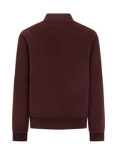 Amaranto Bomber in Lana con Zip - Abbigliamento Uomo | $store$