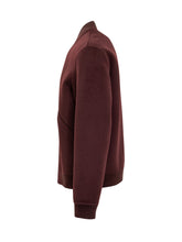 Amaranto Bomber in Lana con Zip - Abbigliamento Uomo | $store$