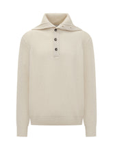 Amaranto Beige Wool Polo Sweater - Amaranto | $store$