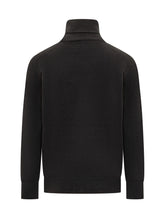 Amaranto Black Wool Turtleneck - Amaranto | $store$
