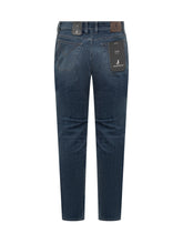 Jeckerson Dark Blue Jeans with Signature Patches - COLLEZIONE TEAM EC | $store$