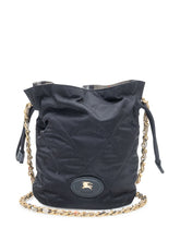 Burberry Black Quilted Bucket Bag - Burberry | $store$