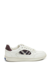 Burberry Sneakers Basse in Pelle con Dettaglio Check - Burberry | $store$
