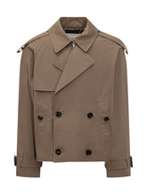 Burberry Trench Corta Doppiopetto Beige - Abbigliamento Uomo | $store$