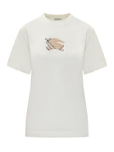 Burberry T-Shirt with Embroidered Knight Logo - Burberry | $store$