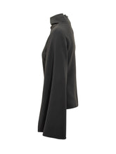 Alberta Ferretti Black High Neck Blouse with Wide Sleeves - Alberta Ferretti | $store$