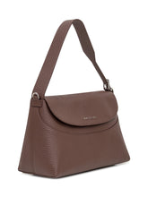 Orciani Brown Leather Shoulder Bag with Flap - COLLEZIONE TEAM EC | $store$