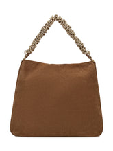 Orciani Brown Suede Shoulder Bag with Chain Handle - COLLEZIONE TEAM EC | $store$