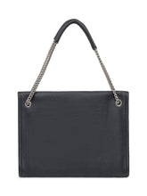 Orciani Black Leather Shoulder Bag with Chain - COLLEZIONE TEAM EC | $store$