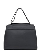 Orciani Black Leather Bag with Flap and Handle - COLLEZIONE TEAM EC | $store$