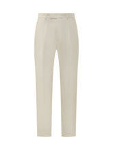 Zegna Ivory Wool Tailored Trousers - COLLEZIONE TEAM EC | $store$
