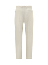 Zegna Ivory Wool Tailored Trousers - COLLEZIONE TEAM EC | $store$