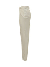 Zegna Ivory Wool Tailored Trousers - COLLEZIONE TEAM EC | $store$