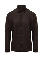 Zegna Brown Wool Shirt - COLLEZIONE TEAM EC | $store$