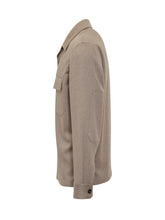 Zegna Beige Wool Overshirt with Pockets - COLLEZIONE TEAM EC | $store$