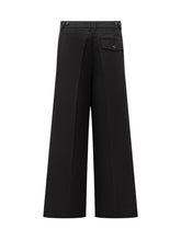 Pantaloni Calvin Klein Wide Leg Neri - Abbigliamento Donna | $store$