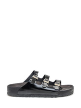 Birkenstock Sandalo Arizona in Vernice Nera a Tre Fibbiette - Birkenstock | $store$