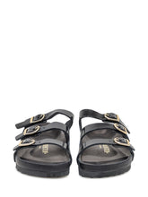 Birkenstock Sandalo Arizona in Vernice Nera a Tre Fibbiette - Birkenstock | $store$