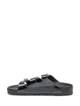 Birkenstock Sandalo Arizona in Vernice Nera a Tre Fibbiette - Birkenstock | $store$