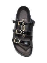 Birkenstock Sandalo Arizona in Vernice Nera a Tre Fibbiette - Birkenstock | $store$