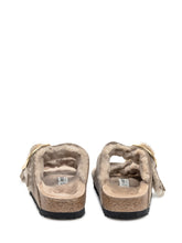 Birkenstock Sandali Arizona Shearling con Fibbia Dorata - Birkenstock | $store$