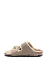 Birkenstock Sandali Arizona Shearling con Fibbia Dorata - Birkenstock | $store$