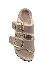 Birkenstock Sandali Arizona Shearling con Fibbia Dorata - Birkenstock | $store$