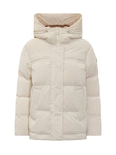 Peuterey Piumino Bianco con Cappuccio - Abbigliamento Donna | $store$