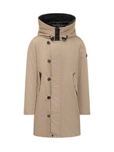 Peuterey Beige Coat with Technical Hood - COLLEZIONE TEAM EC | $store$