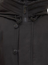 Peuterey Black Parka with Hood and Button Closure - COLLEZIONE TEAM EC | $store$