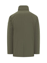 Peuterey Green Double-Breasted Jacket with High Collar - COLLEZIONE TEAM EC | $store$