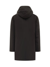 Peuterey Parka Nero con Cappuccio Minimal - Abbigliamento Uomo | $store$