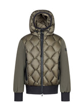 Peuterey Kids Koons KJ Green Hooded Down Jacket - COLLEZIONE TEAM EC | $store$