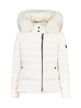Peuterey White Down Jacket with Fur Hood - COLLEZIONE TEAM EC | $store$