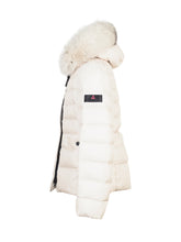 Peuterey White Down Jacket with Fur Hood - COLLEZIONE TEAM EC | $store$