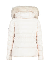 Peuterey White Down Jacket with Fur Hood - COLLEZIONE TEAM EC | $store$