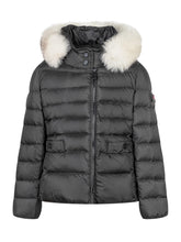 Peuterey Black Down Jacket with Fur Hood - COLLEZIONE TEAM EC | $store$