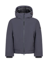 Peuterey Kids Loge SRT Blue Hooded Down Jacket - COLLEZIONE TEAM EC | $store$